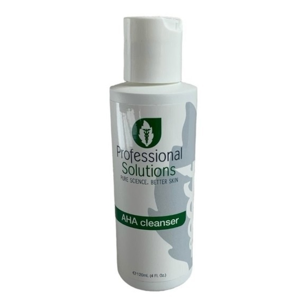 Professional Solutions AHA Cleanser 120ml Glycolic Acid Face Wash Skincare New - Picture 2 of 3